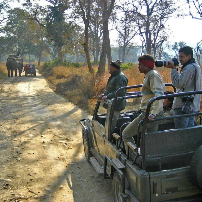 Maruti Gypsy Jeep Safari in Jim Corbett